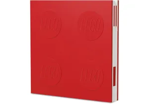Produktbild von Lego 5009064 Merchandise   Verschließbares Notizbuch mit Gelschreiber in Rot