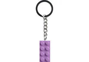 Produktbild von Lego 854304   Schlüsselanhänger Lavendelfarbener 2x4 Stein