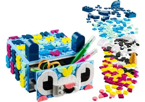 Produktbild von Lego 41805 DOTS   Tier-Kreativbox mit Schubfach