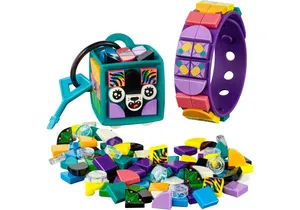 Produktbild von Lego 41945 DOTS   Neon-Tiger Armband & Taschenanhänger