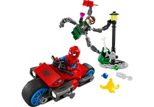 Produktbild von Lego 76275  Spider-Man:  Motorrad-Verfolgungsjagd: Spider-Man vs. Doc Ock