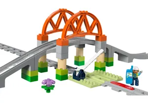 Produktbild von Lego 10426 DUPLO   Eisenbahnbrücke und Schienen - Erweiterungsset