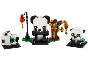 Produktbild von Lego 40466 BrickHeadz   Pandas fürs chinesische Neujahrsfest