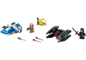 Produktbild von Lego 75196  Star Wars  A-Wing vs. TIE Silencer Microfighter