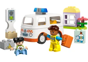 Produktbild von Lego 10447 DUPLO   Rettungswagen mit Fahrer