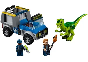 Produktbild von Lego 10757 Juniors Jurassic World  Raptoren Rettungstransporter