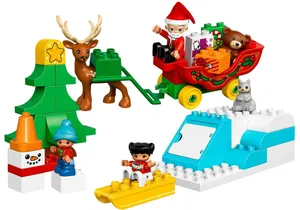 Produktbild von Lego 10837 DUPLO   Winterspaß mit dem Weihnachtsmann