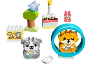 Lego 10977 DUPLO Mein erstes Hündchen & Kätzchen - mit Ton