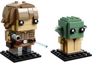 Produktbild von Lego 41627 BrickHeadz Star Wars  Luke Skywalker und Yoda
