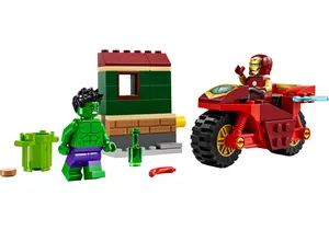 Lego 76287 Marvel Avengers: Iron Man mit Bike und der Hulk