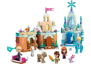 Produktbild von Lego 43278  Disney Frozen:  Schloss Arendelle und Elsas Eispalast