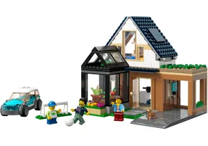 Produktbild von Lego 60398  City  Familienhaus mit Elektroauto