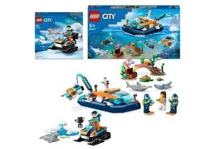 Produktbild von Lego 66768  City  Bundle Meeresforscher-Boot + Arktis-Schneemobil