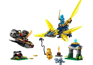 Lego 71798 Ninjago: Duell zwischen Nya und Arins Babydrachen