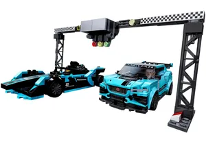 Produktbild von Lego 76898  Speed Champions:  Formula E Panasonic Jaguar Racing GEN2 car & Jaguar I-PACE eTROPHY