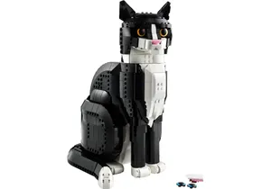 Produktbild von Lego 21349 Ideas   Schwarz-weiße Katze