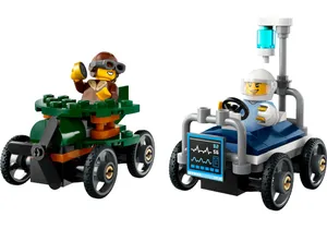 Lego 60459 City: Flugzeug vs. Krankenhausbett
