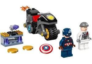 Lego 76189 Marvel The Infinity Saga: Duell zwischen Captain America und Hydra