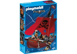 Produktbild von Playmobil 3900  Pirates  Rotes Piratenschiff