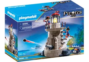 Produktbild von Playmobil 6680  Pirates  Soldatenturm mit Leuchtfeuer
