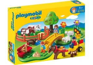 Produktbild von Playmobil 6770 1-2-3   Familie auf dem Land (Folienverpackung)