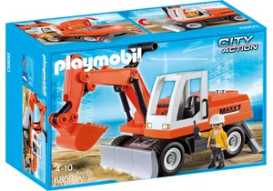 Produktbild von Playmobil 6860  City Action  Schaufelbagger mit Räumschild