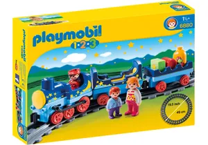 Produktbild von Playmobil 6880 1-2-3   Sternchenbahn mit Schienenkreis