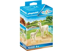Produktbild von Playmobil 70350  Family Fun  Alpaka mit Baby