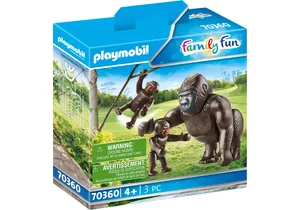 Produktbild von Playmobil 70360  Family Fun  Gorilla mit Babys