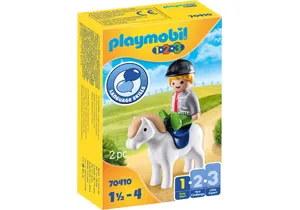 Produktbild von Playmobil 70410 1-2-3   Junge mit Pony
