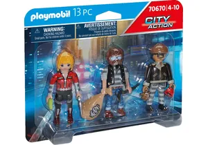 Produktbild von Playmobil 70670  City Action  Figurenset Ganoven