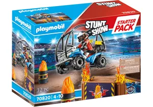 Produktbild von Playmobil 70820  Stunt Show Starter Pack Quad mit Feuerrampe