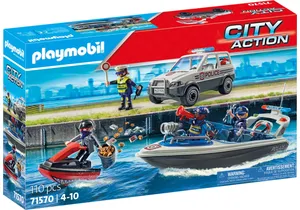 Produktbild von Playmobil 71570  City Action  Polizeiverfolgung auf dem Wasser