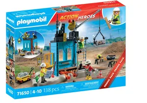 Produktbild von Playmobil 71650  Action Heroes Promo Pack Baustelle