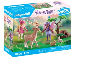 Produktbild von Playmobil 71800   Starter Pack Feen mit süßen Waldtieren