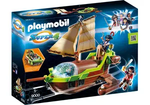 Produktbild von Playmobil 9000  Super 4  Piraten-Chamäleon mit Ruby