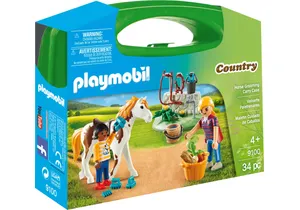 Produktbild von Playmobil 9100  Country Carry Case Pferdepflege