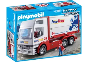 Produktbild von Playmobil 9370  City Action  Lastwagen Euro Trans Container