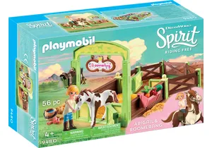 Produktbild von Playmobil 9480  Spirit  Pferdebox Abigail und Boomerang