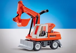 Produktbild von Playmobil 9800    Schaufelbagger mit Räumschild (Folienverpackung)