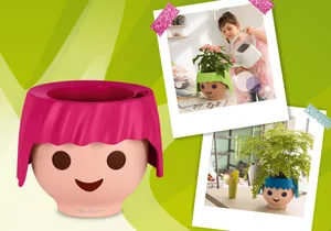 Produktbild von Playmobil 19041 OJO Pflanzengefäß Family Fun  Ruby Pink