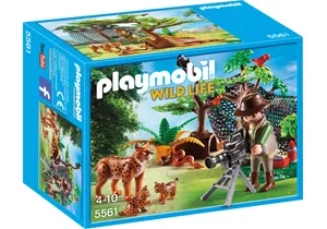 Produktbild von Playmobil 5561  Wild Life  Luchsfamilie mit Tierfilmer