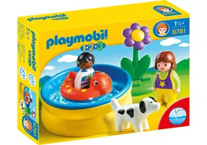 Produktbild von Playmobil 6781 1-2-3   Kinder mit Plaschbecken