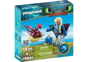 Playmobil 70041 Dragons Astrid mit Fluganzug und Hobgobble