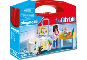 Produktbild von Playmobil 70531  City Life Carry Case Babyzimmer