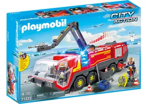 Produktbild von Playmobil 71371  City Action  Flughafenlöschfahrzeug mit Licht und Sound