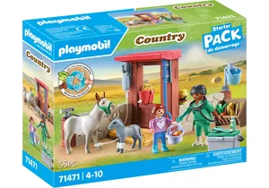 Playmobil 71471 Country Starter Pack Tierarzteinsatz bei den Eseln