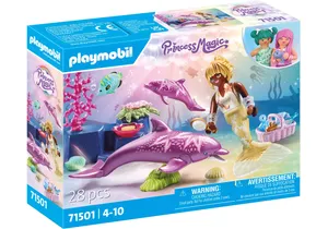 Playmobil 71501 Princess Magic Meerjungfrau mit Delfinen
