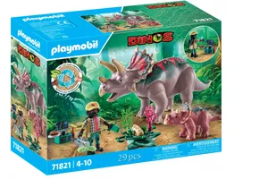 Produktbild von Playmobil 71821    Triceratops mit Jungtier