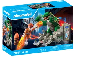 Produktbild von Playmobil 71831  Heroes  Helden-Showdown mit der Riesenechse